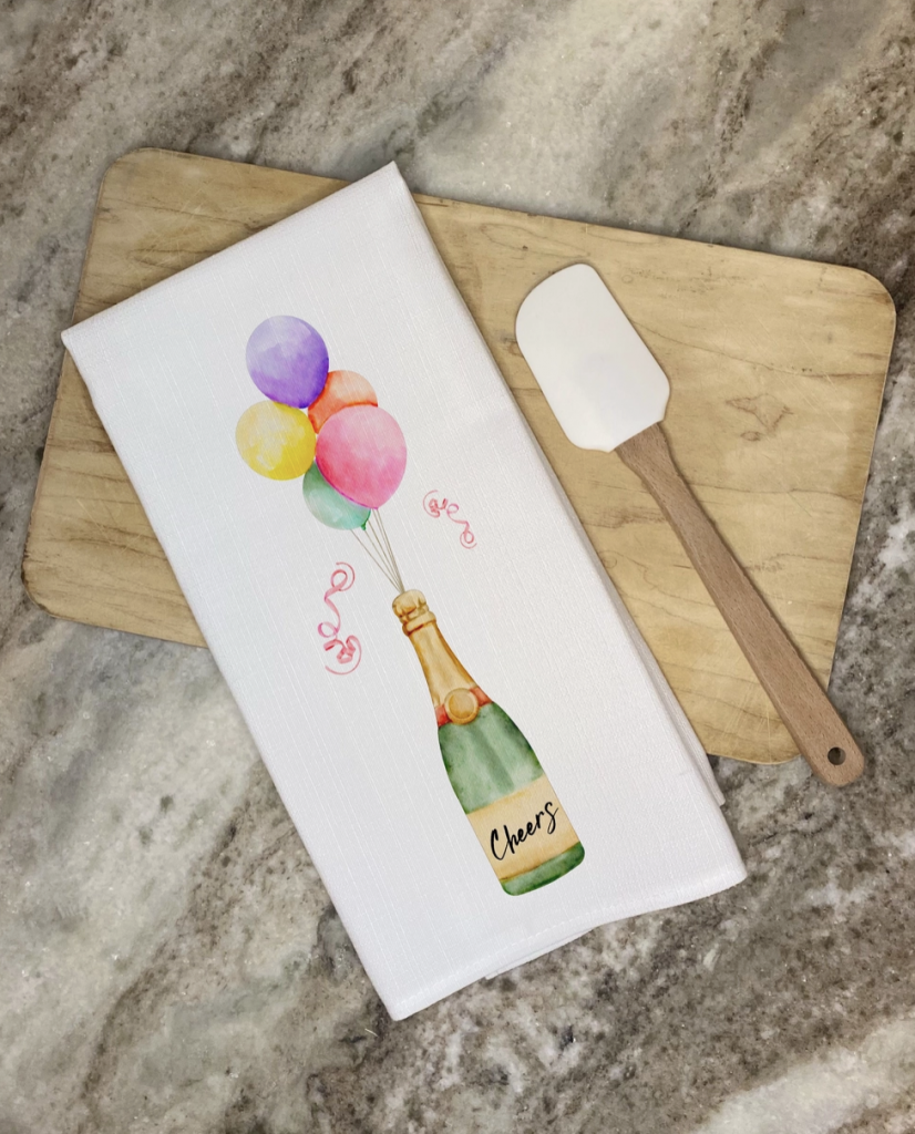 Champagne Tea Towel